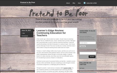 Learner's Edge Review: Continuing Education for Teachers ...