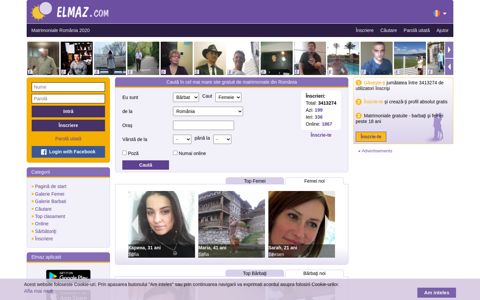 Elmaz: Anunturi matrimoniale, intalniri online si chat