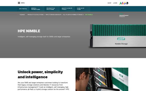 HPE Nimble - ALSO HPE Portal - ALSO Holding AG