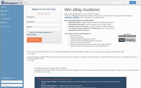Bidnapper - Free eBay Auction Sniper.