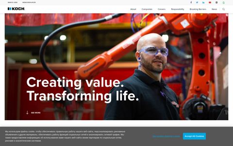 Koch Industries: Creating value. Transforming life.