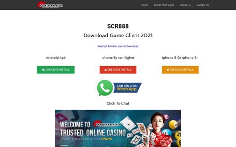 SCR888 Malaysia - 2021 Download IOS & Android APK