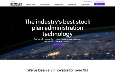 E*TRADE Corporate Services | Industry's best stock plan ...