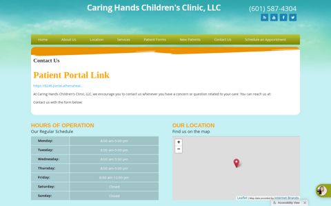 Contact Us - Caring Hands Children's Clinic, LLC