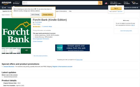 Forcht Bank (Kindle Edition): Appstore for Android - Amazon.com