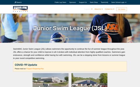 Junior Swim League (JSL) - SwimMac