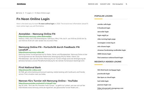 Fn Neon Online Login ❤️ One Click Access - iLoveLogin