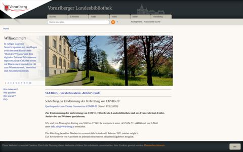 Vorarlberger Landesbibliothek - Home