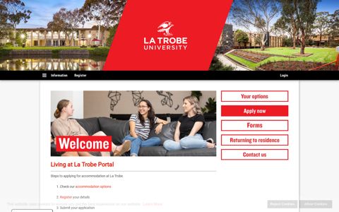 La Trobe Accommodation Services Home - StarRez Housing