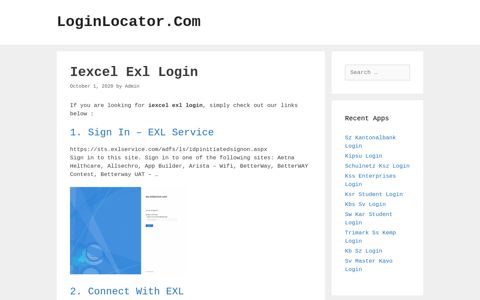 Iexcel Exl Login - LoginLocator.Com