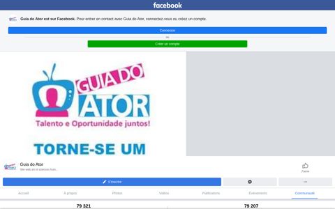 Guia do Ator - Community | Facebook