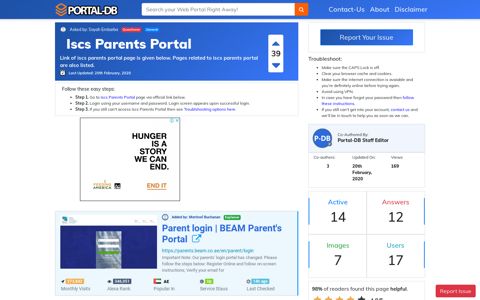 Iscs Parents Portal
