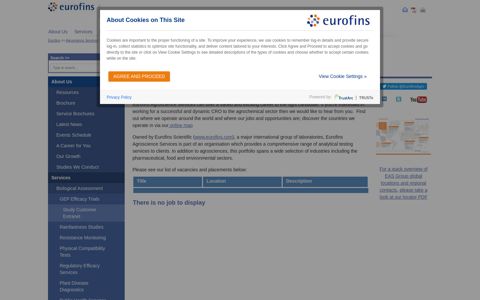 Career Opportunities - Eurofins Scientific