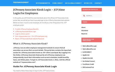 JCPenney Associate Kiosk Login - JCP Jtime Login for ...