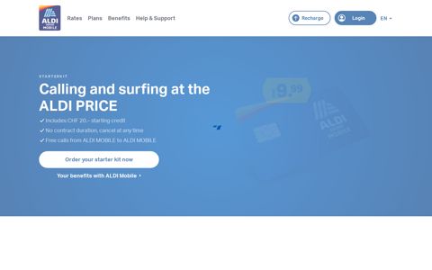 ALDI SUISSE MOBILE | Calling and surfing at the ALDI PRICE