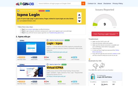 Icpna Login - A database full of login pages from all over the ...