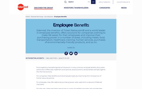 Employee benefits - Edenred.com
