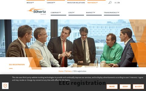 50hertz.com > Partners > EEG registration