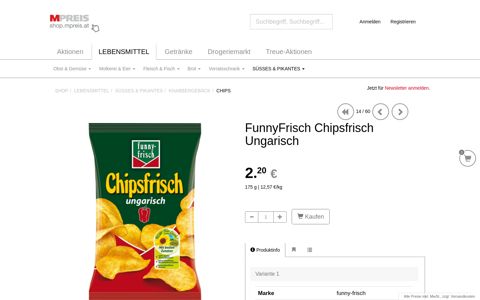 FunnyFrisch Chipsfrisch Ungarisch | MPREIS Online-Shop