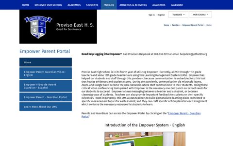 Empower Parent Portal / Home