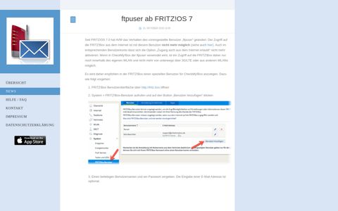 ftpuser ab FRITZ!OS 7 | CheckMy!Box