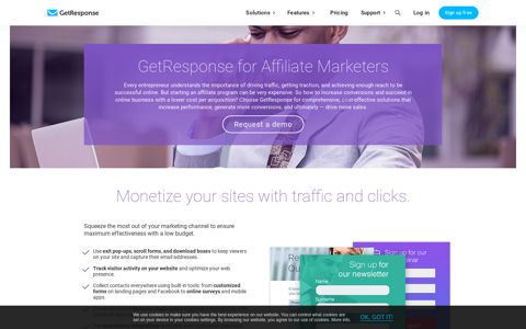Email marketing for Affiliate Marketing – GetResponse