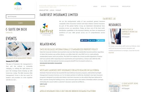 Fairfirst Insurance Limited | policy.report