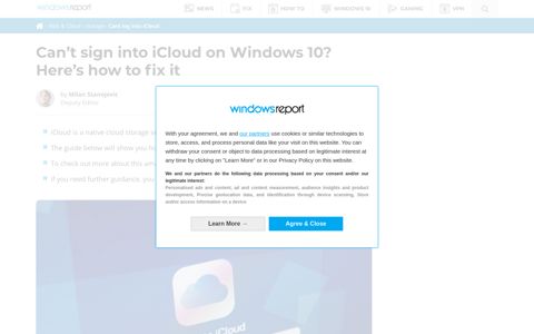 Can't sign into iCloud on Windows 10? Here's how to fix it