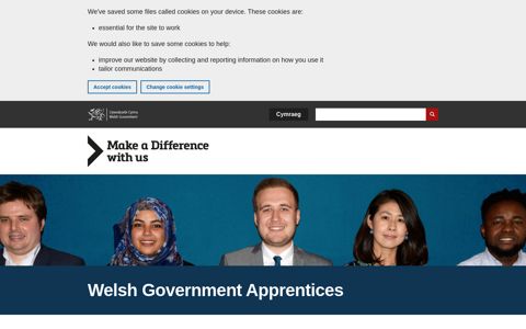 Welsh Government Apprentices | GOV.WALES