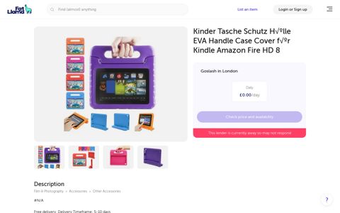 Buy Kinder Tasche Schutz H√ºlle EVA Handle Case Cover f ...