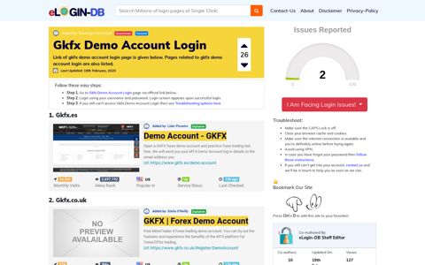 Gkfx Demo Account Login - A database full of login pages ...