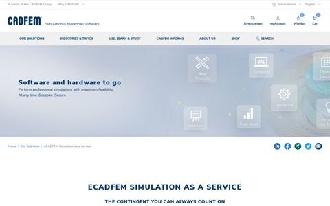 eCADFEM: Rent Ansys software and computing power without ...