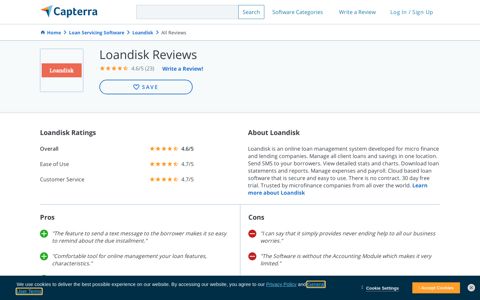 Loandisk Reviews 2020 - Capterra