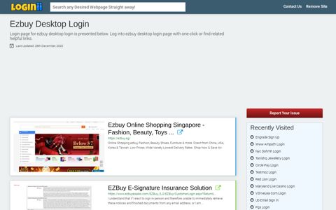 Ezbuy Desktop Login - Straight Path to Any Login Page!