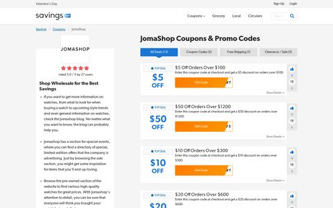 84% Off JomaShop Coupons, Promo Codes & Deals 2020 ...