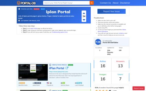 Iplan Portal