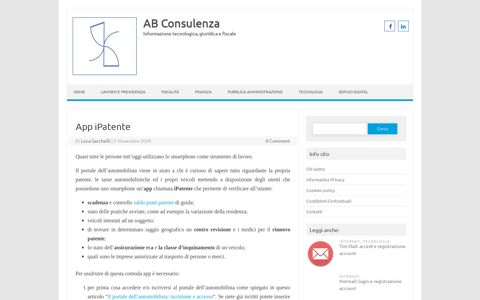 iPatente: app verifica saldo punti patente - AB Consulenza