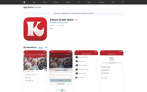 ‎Kalsee Credit Union on the App Store