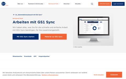 Arbeiten mit GS1 Sync - GS1 Austria