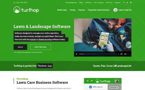 TurfHop | Lawn Care Software | Free Lawn Software - Lawn ...