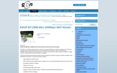Home Plugs - Powerline Adapters: EDUP EP-2908 Mini ...