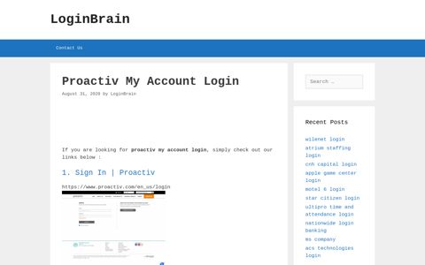 Proactiv My Account - Sign In | Proactiv - LoginBrain