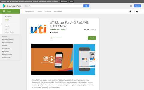 UTI Mutual Fund - SIP, uSAVE, ELSS & More - Apps on ...