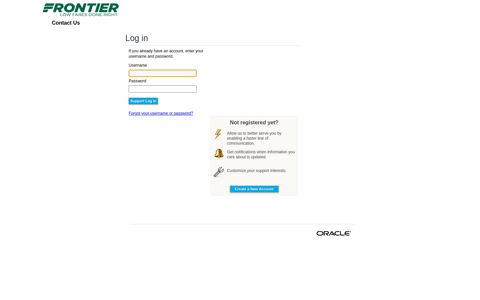 Support Login - Frontier Airlines