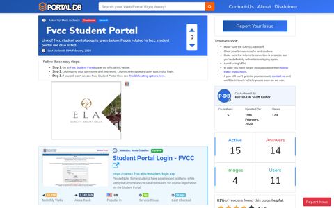 Fvcc Student Portal