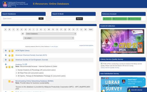 E-Resources: Online Databases - UiTM