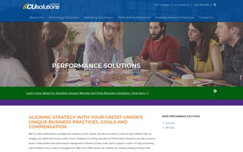 Performance Solutions - CU Solutions Group