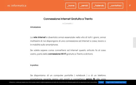 Internet Wifi Gratuito | EC INFORMATICA Trento,Assistenza ...