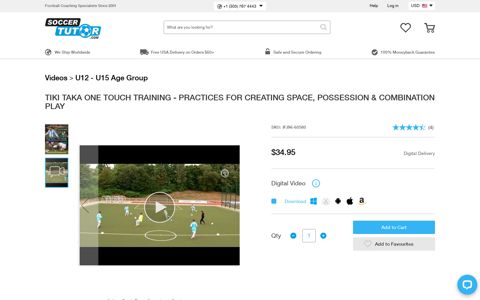 Tiki Taka One Touch Training - Practices For Creating Space ...