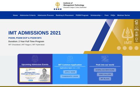 imt admissions 2021 - IMT Ghaziabad